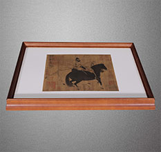 小金书画装裱配框服务案例